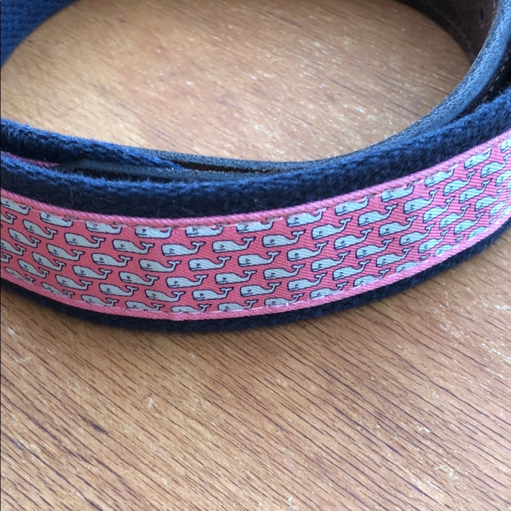 Vineyard Vines Whale Pink Belt